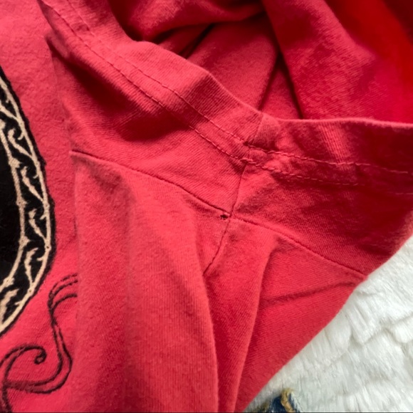 Lucky Brand Top Red/Orange Size Small - Picture 5 of 9